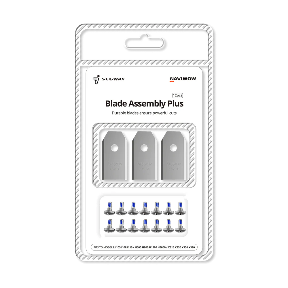 Kit de lames endurance Navimow (12 lames + vis, bon pour 1 saison)