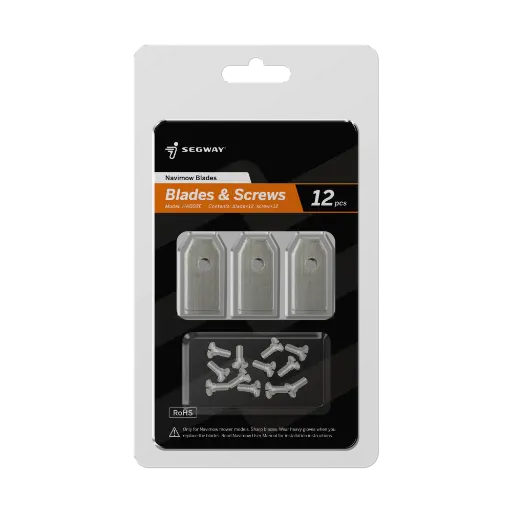 [TOESEGHA002E] Kit de lames Navimow (12 lames + vis, bon pour 1 saison)